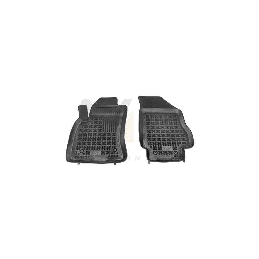 REZAW PLAST Tailored 201511 Floor mat set for FIAT DOBLO Elastomer, Front, Quantity: 2, Black