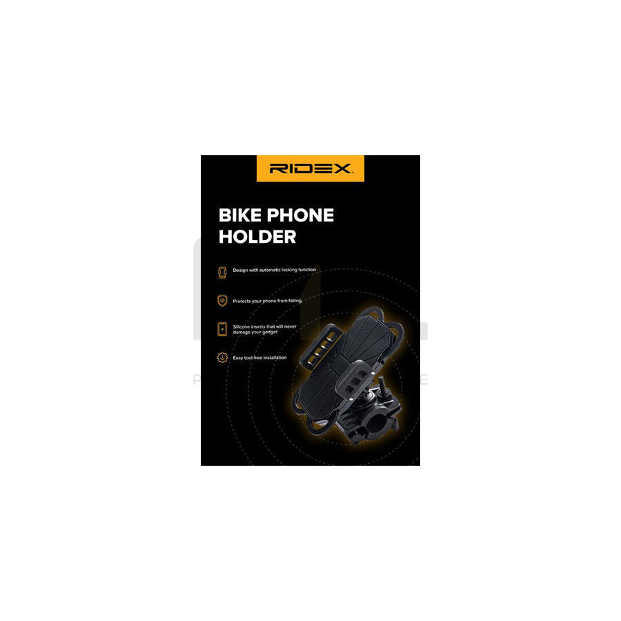 RIDEX 100014A0015 Car phone holder flexible arm, windscreen, universal