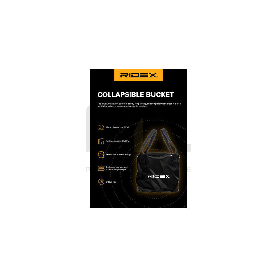 RIDEX 100185A0002 Folding bucket ?28 cm, large, 15l