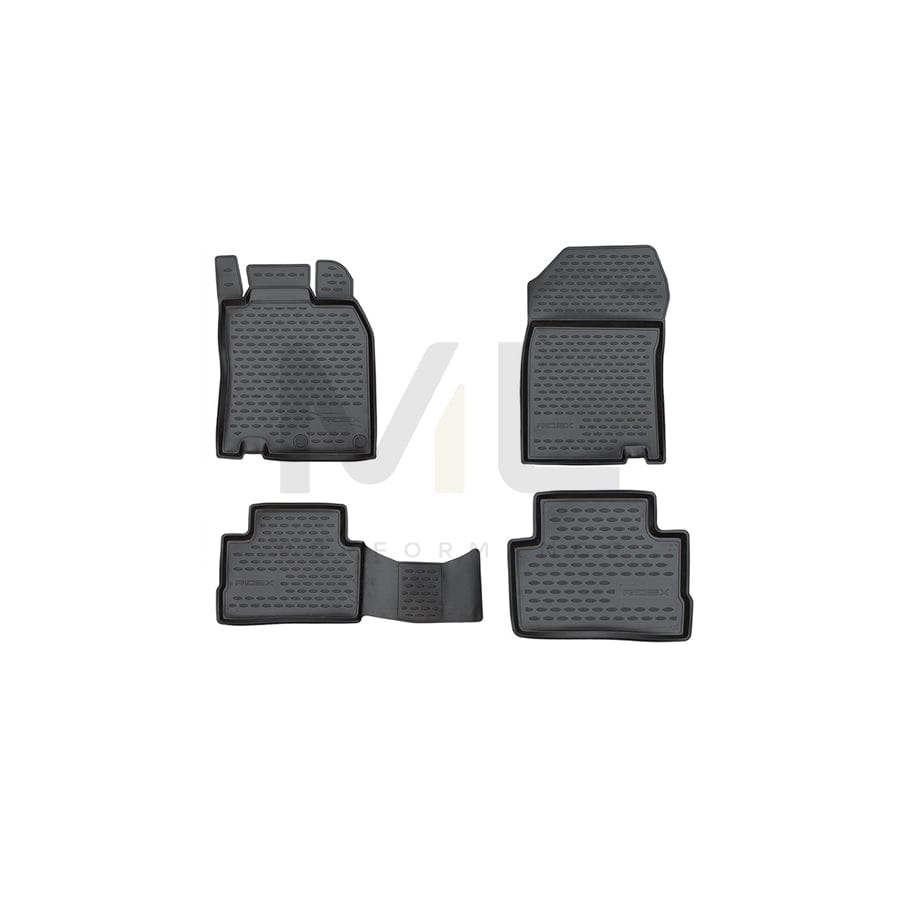 RIDEX 215A0952 Floor mat set for NISSAN Qashqai II (J11)