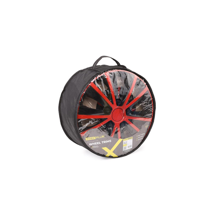 RIDEX PLUS 100009A0012P Wheel trims 14 Inch Black, Red