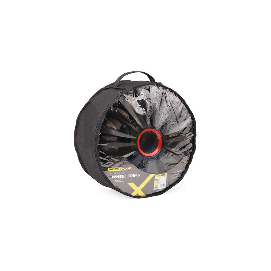 RIDEX PLUS 100009A0024P Wheel trims 14 Inch Black, Red