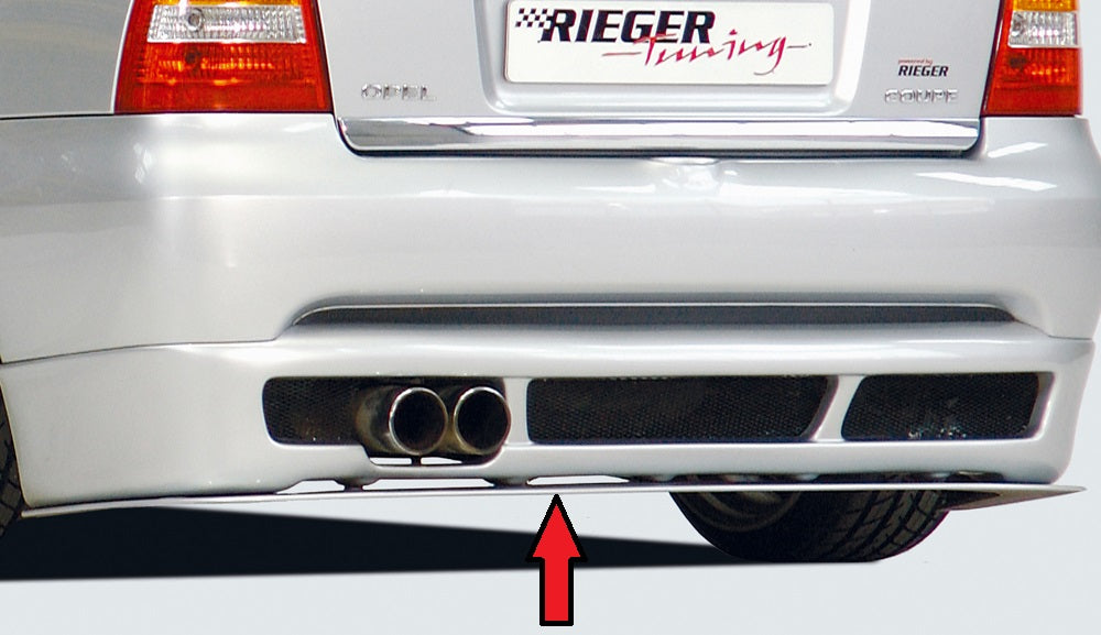 Rieger 00051207 Splitter For Rear Skirt Extension 51206