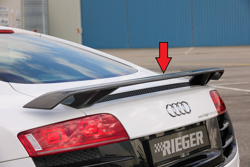 Rieger 00055610 Rear Flap Spoiler For V8 And V10 (Till V-Max 316 Km/H)
