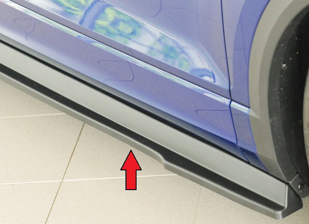 Rieger 00059102 Side Skirt Approach For Orig. Gti-/Gtd-/Gte-/R-/R-Line-Side Skirt