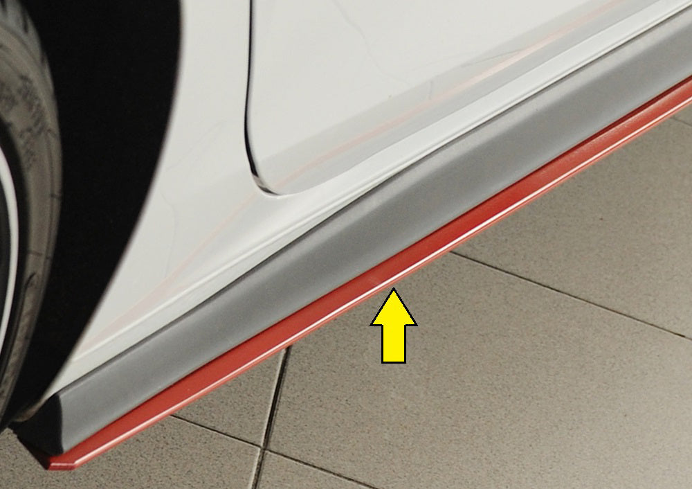 Rieger 00059608 Side Skirt Approach Only For Gti-/Gtd-/Gte-Side Skirt