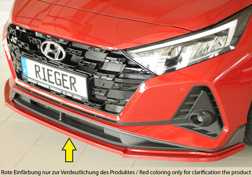 Rieger 00076100 Splitter For Orig. N-Frontbumper