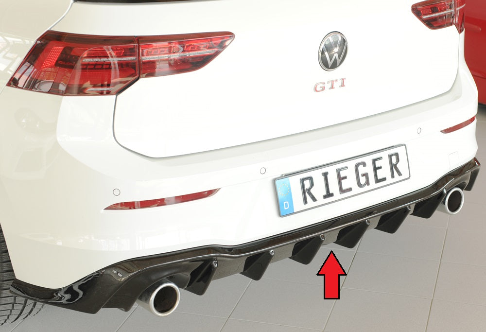 Rieger 00088291 Rear Skirt Insert
