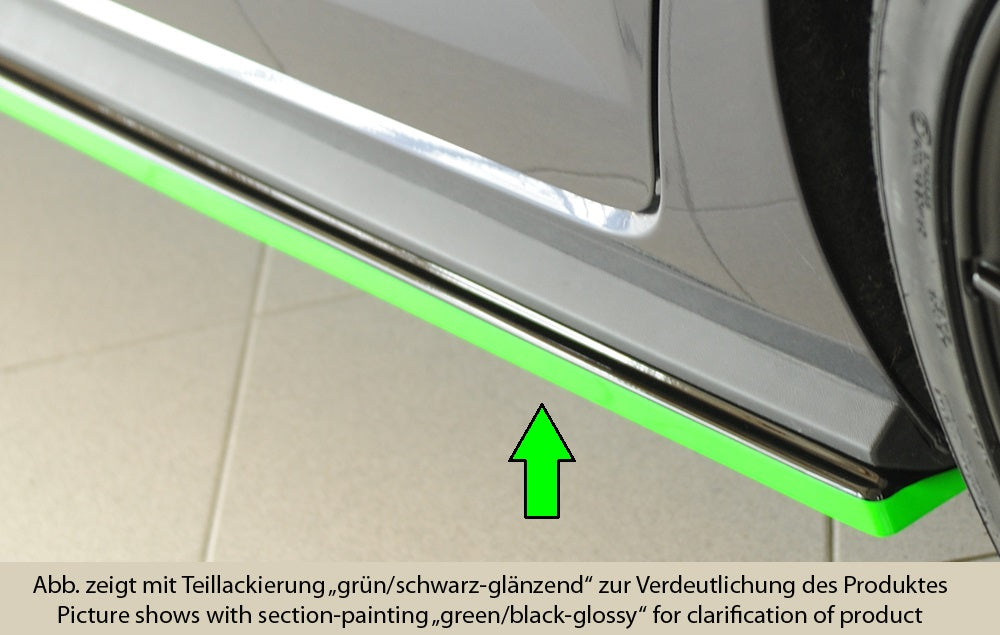 Rieger 00088298 Side Skirt Approach For Orig. Gti-/R-Line Side Skirt