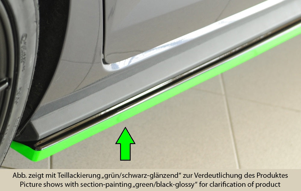 Rieger 00088299 Side Skirt Approach For Orig. Gti-/R-Line Side Skirt