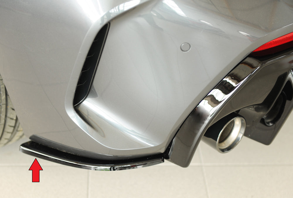 Rieger 00088318 Rear Skirt Approach Laterally, Left Only For M-Sport-Package Rear Bumper