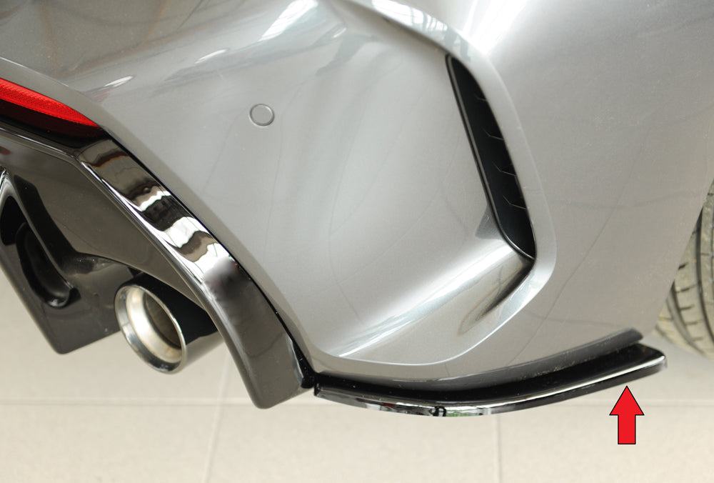 Rieger 00088319 Rear Skirt Approach Laterally, Right Only For M-Sport-Package Rear Bumper