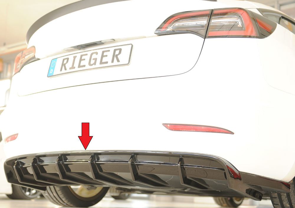 Rieger 00088347 Rear Skirt Insert