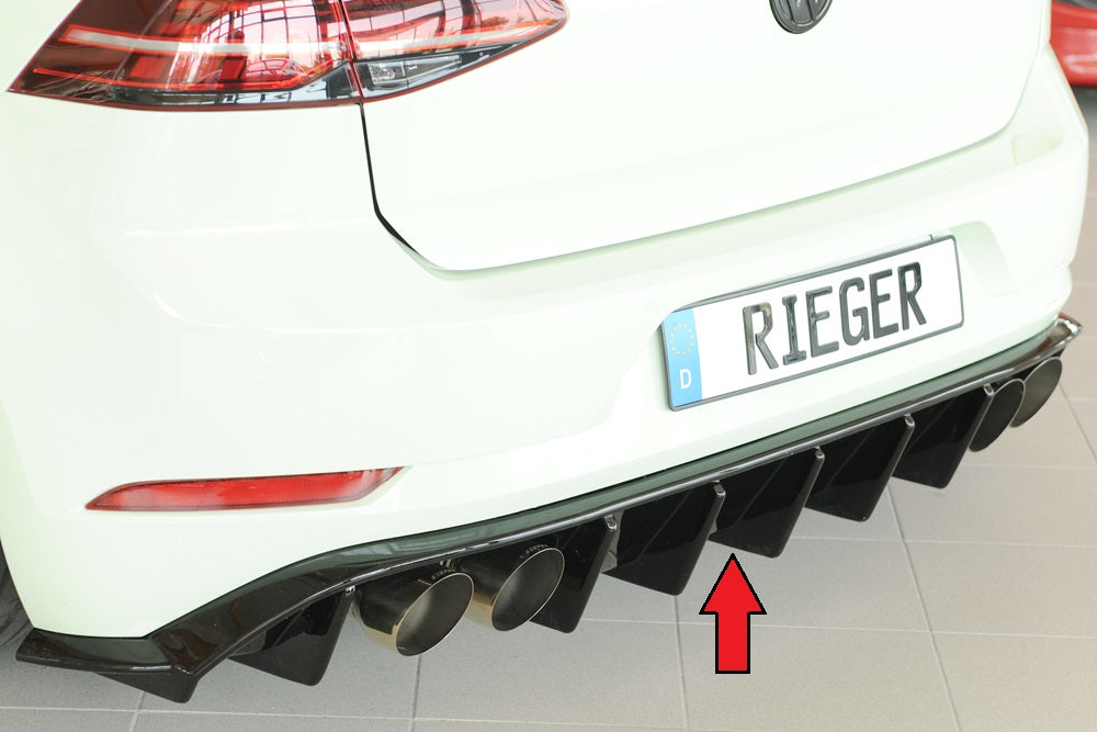 Rieger 00088355 Rear Skirt Insert