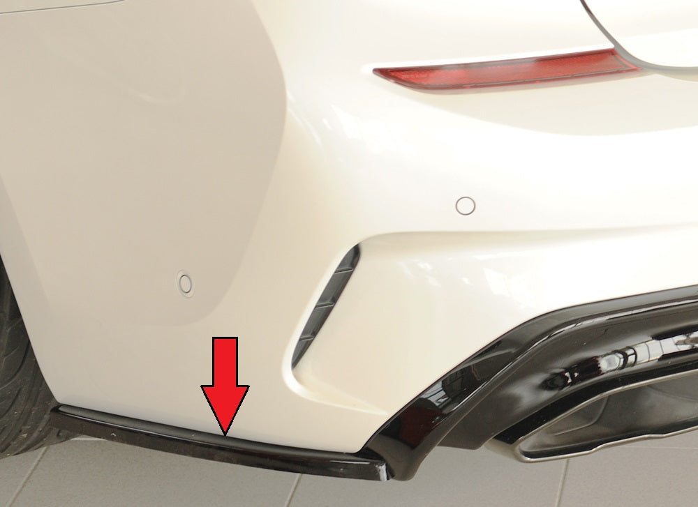 Rieger 00088371 Rear Skirt Approach Laterally, Left For Rieger Rear Skirt Insert (Only M340I / M340D)