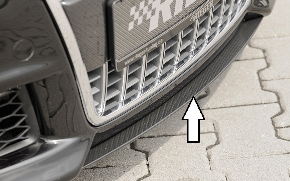 Rieger 00099820 Splitter For Front Bumper 55260/61/62/63