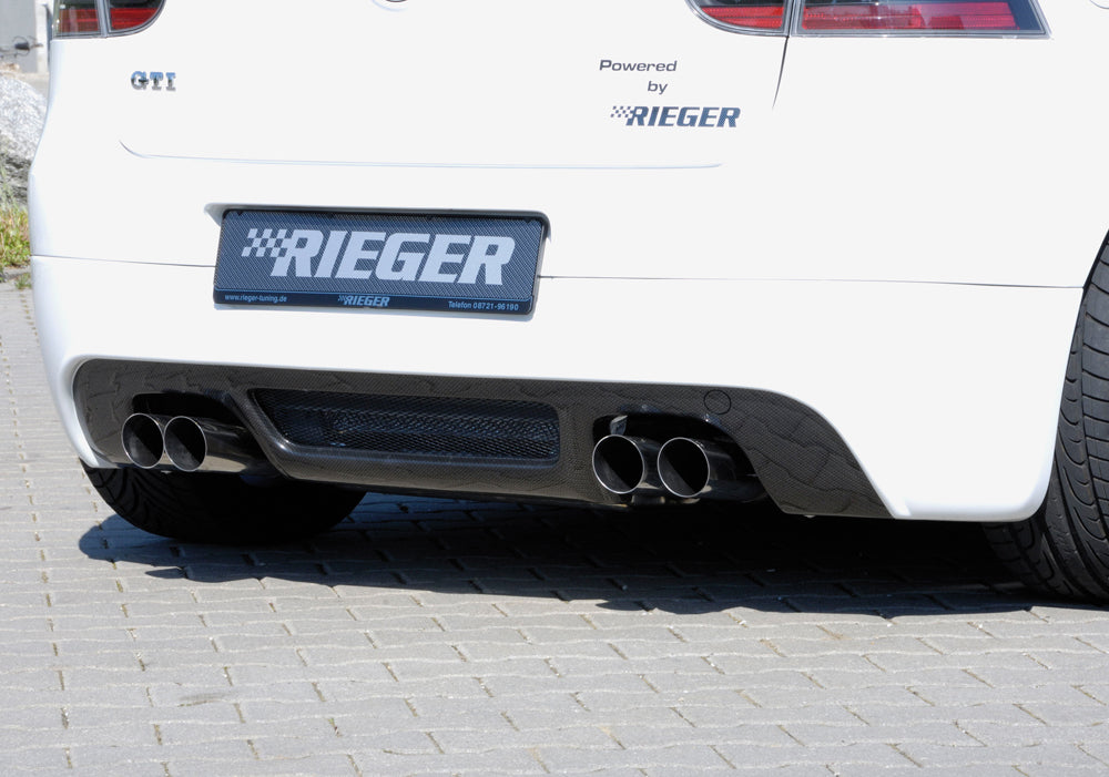 Rieger 00188442 Exhaust Silencer, Right, Left, With Stampin Typ 17 2,0L Tfsi 147Kw/169 Kw