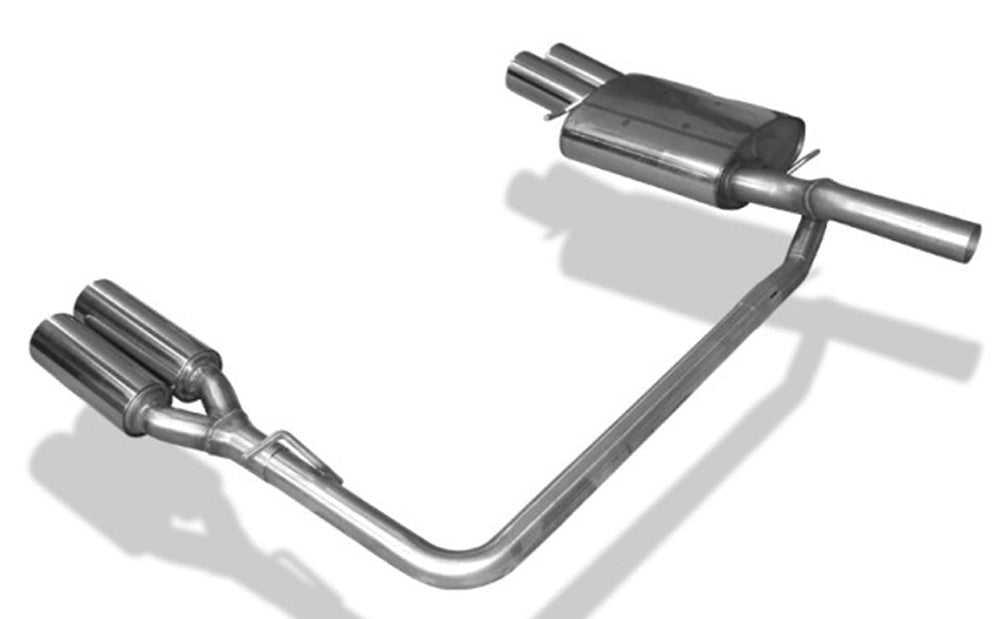 Rieger 00243916 Exhaust Silencer, Le./Ri., Vw Passat (3C) 4X90Mm Type12, 1.8 118Kw, 2.0Tdi 100/103Kw