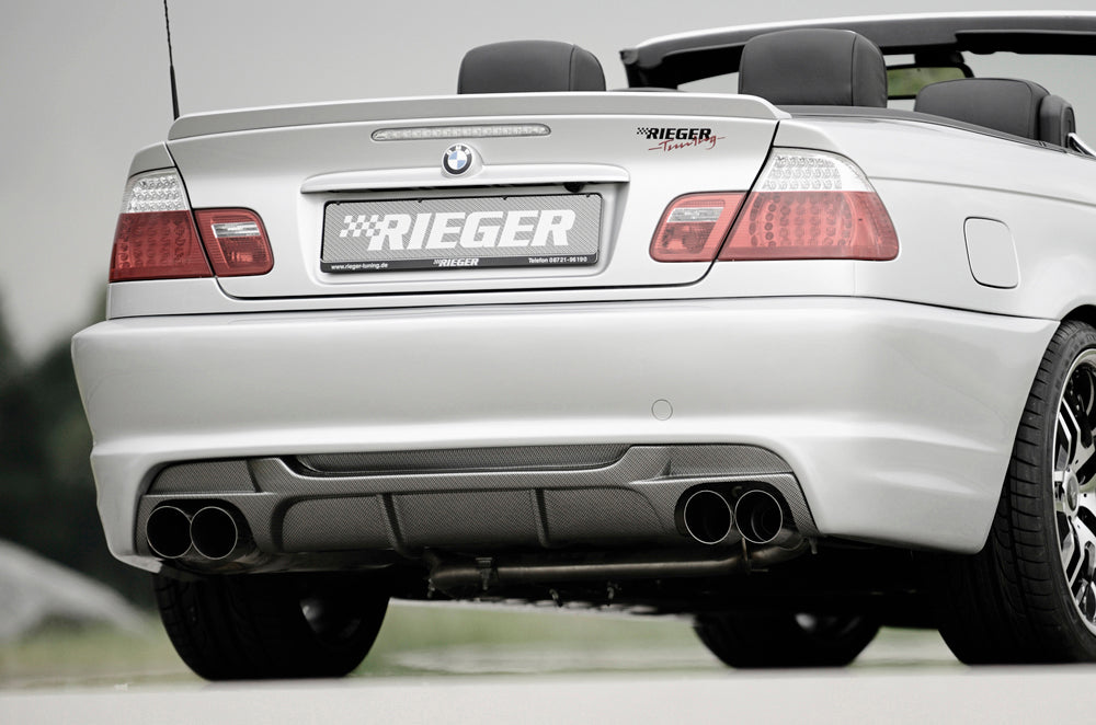 Rieger 00299218 Rieger Exhaust Silencer Le/Ri. 4X90Mm Type 14 Bmw E46 316/318, 1.6L 77Kw 1.9L 77/85/87Kw
