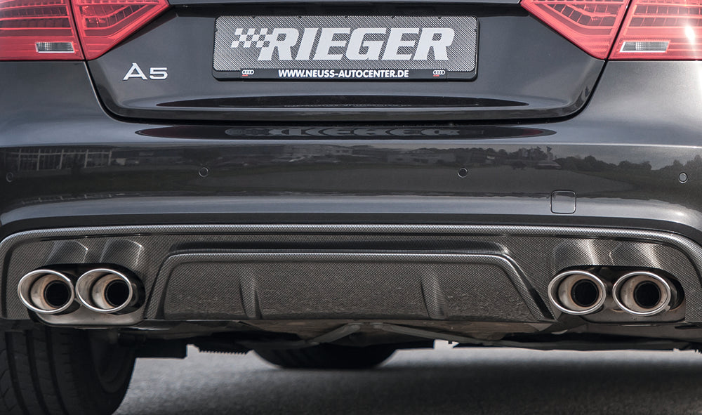 Rieger 00322105 Exhaust Silencer, Left, Right, Audi A5 (B8) 3,2L Fsi 195Kw; 3,0L Tfsi 245Kw (S5 Quattro)
