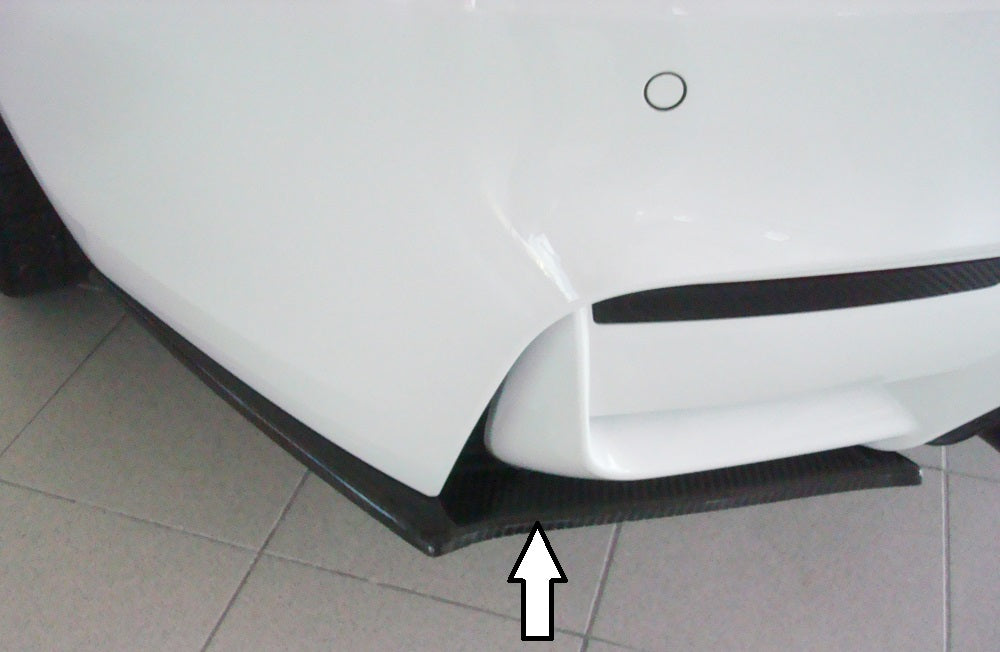 Rieger BMW F80 F82 F83 Carbon Rear Skirt Extension (M3 & M4) - ML Performance US