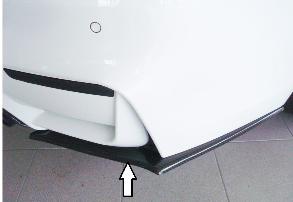 Rieger BMW F80 F82 F83 Carbon Rear Skirt Extension (M3 & M4) - ML Performance US