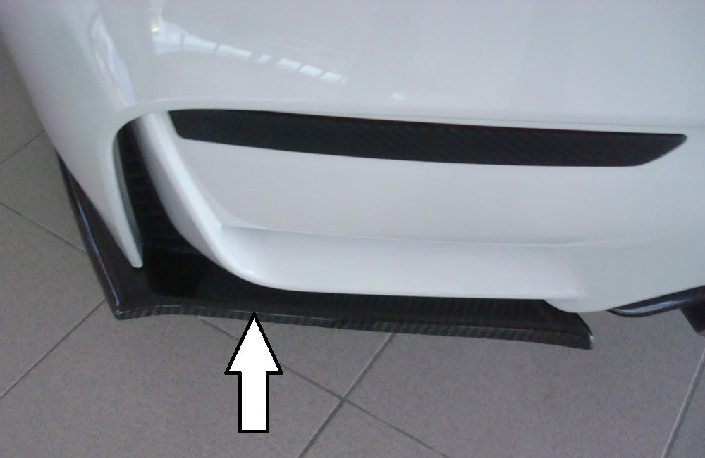 Rieger BMW F80 F82 F83 Carbon Rear Skirt Extension (M3 & M4) - ML Performance US