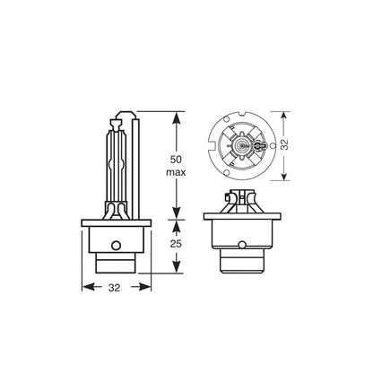 RING R42402 42V 35W D4S (Projection) Gas Discharge Bulb