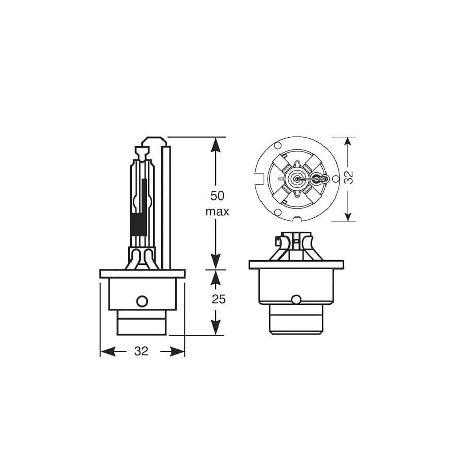 RING R42406 42V 35W D4R (Reflector) Gas Discharge Bulb