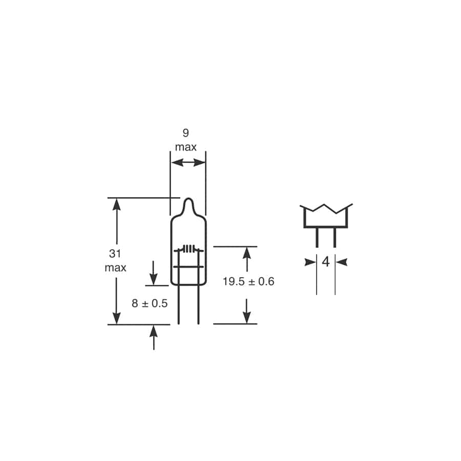 RING R570 12V 10W G4 Halogen Accessory Lamp