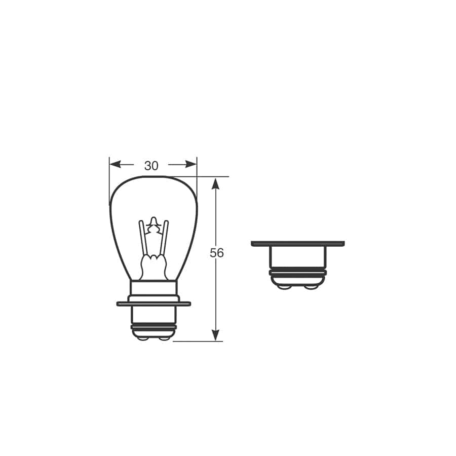 RING R7027 12V 35/35W P15D-3 Headlamp