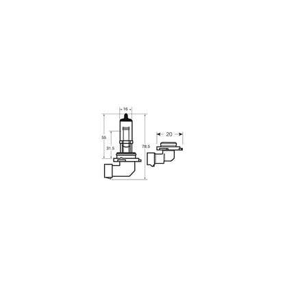 RING R710 12V 42W H10 PY20d Halogen Headlamp