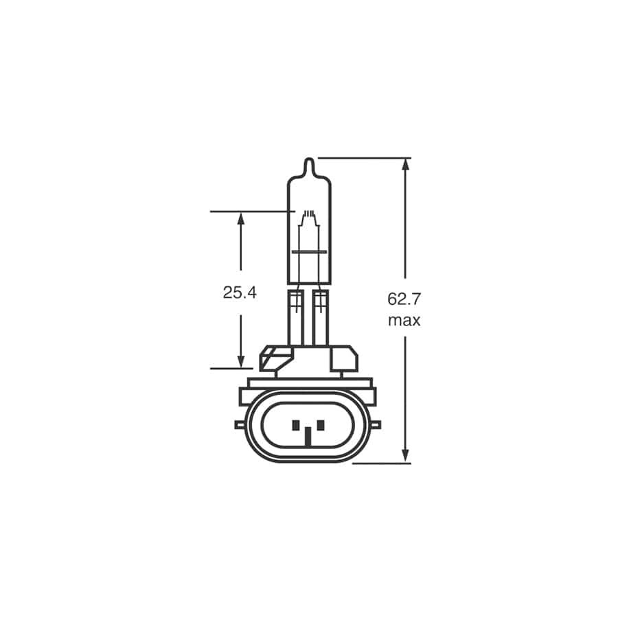 RING R886 12V 50W PG13J Halogen Headlamp