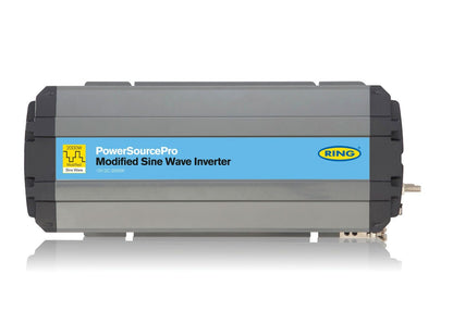 RING RINVMA20 12V DC to 230V AC, 2000W Modified Sine Wave Inverter (2 x UK Sockets)