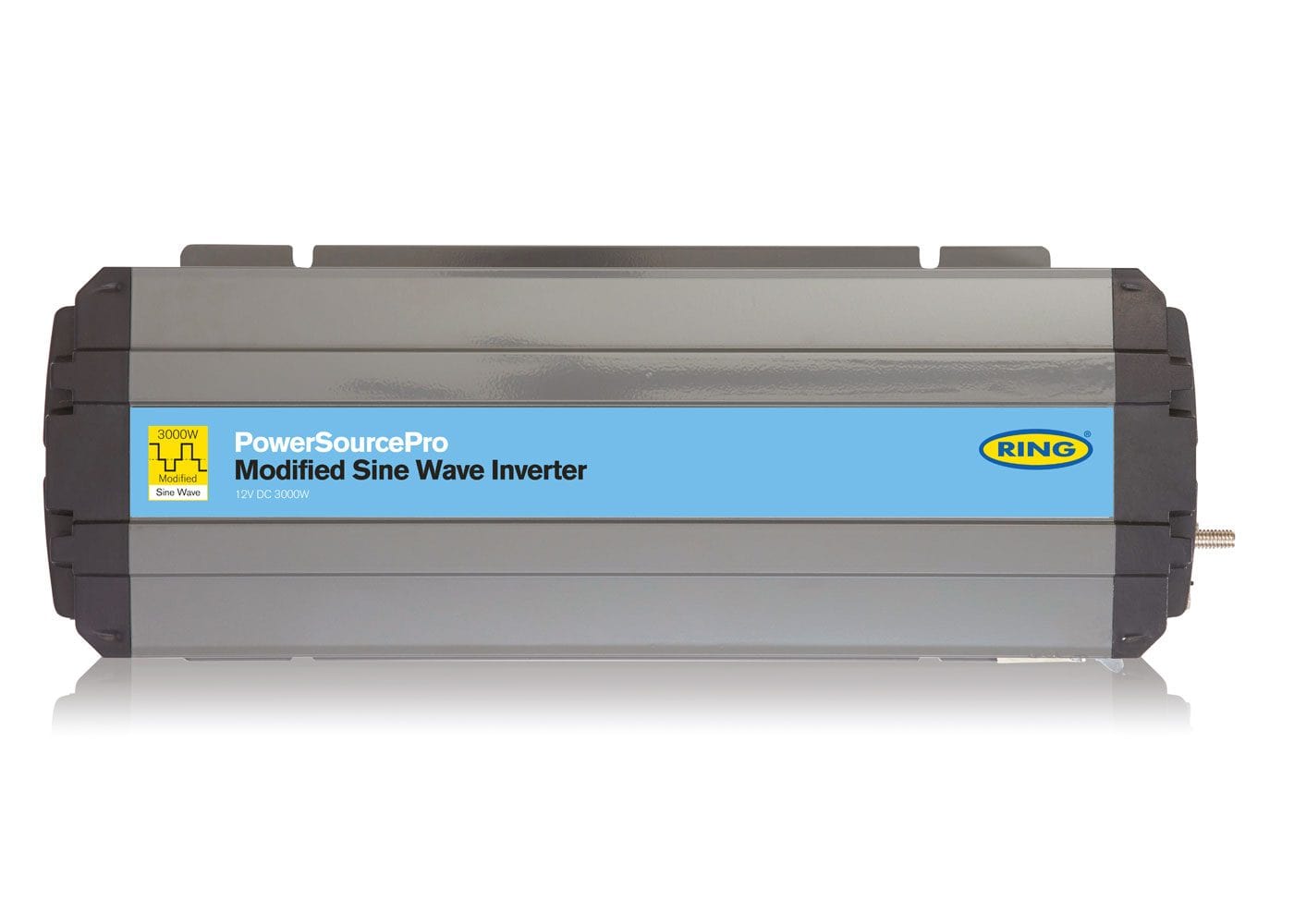 RING RINVMA30 12V DC to 230V AC, 3000W Modified Sine Wave Inverter (2 x UK Sockets)
