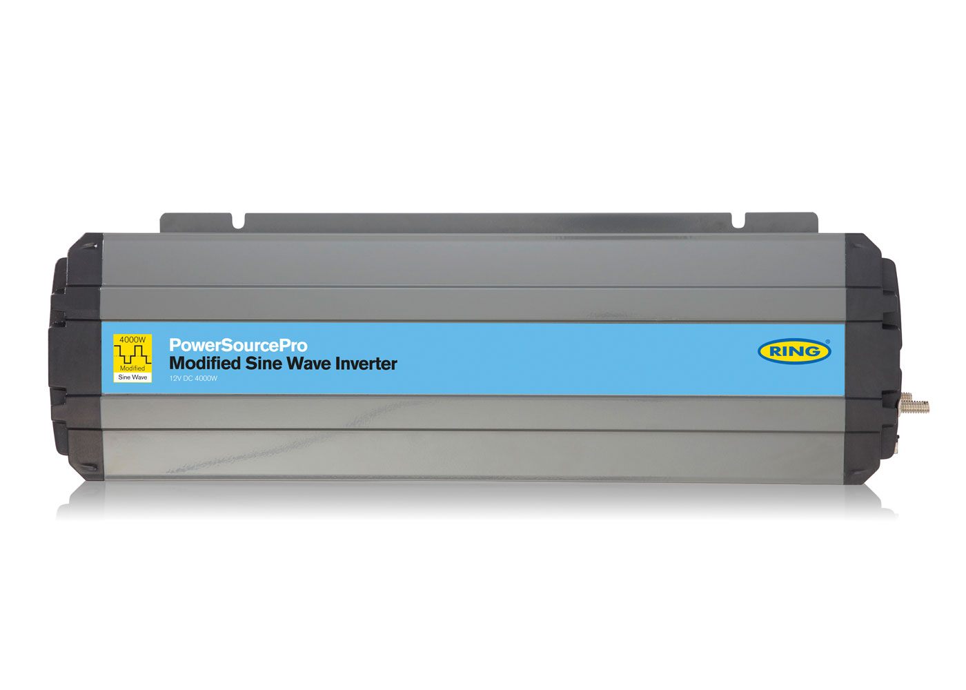 RING RINVMA40 12V DC to 230V AC, 4000W Modified Sine Wave Inverter (2 x UK Sockets)