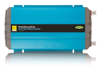 RING RINVPA20 12V DC to 230V AC, 2000W Pure Sine Wave Inverter (2 x UK Sockets)