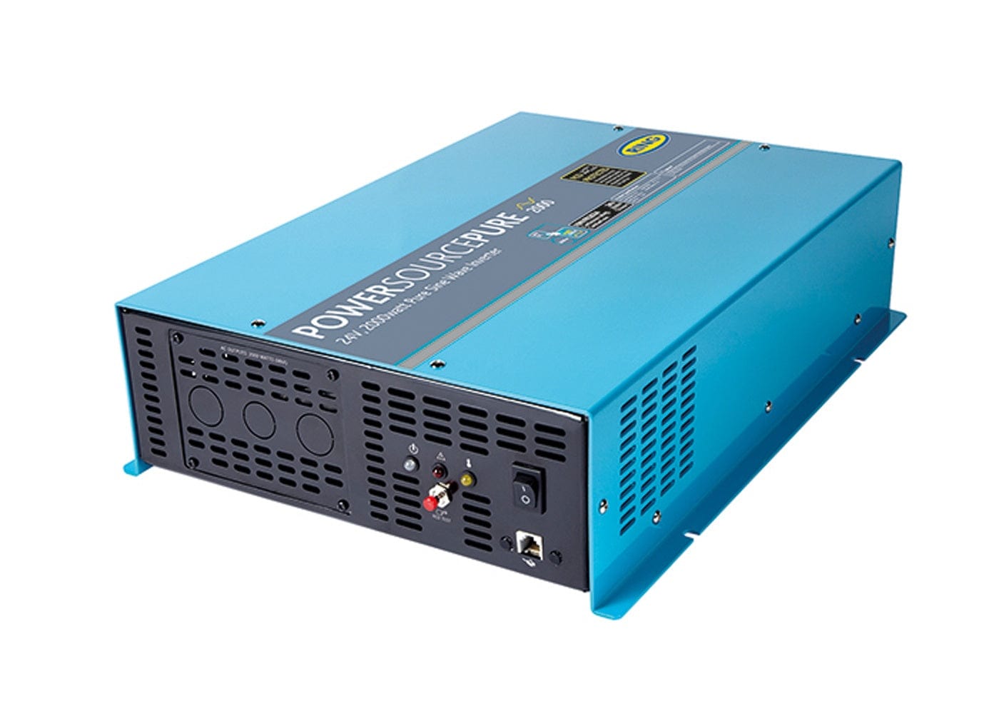 RING RINVPR2024 24V DC to 230V AC, 2000W Pure Sine Wave Inverter with RCD (3 x Hard Wired Outlets)