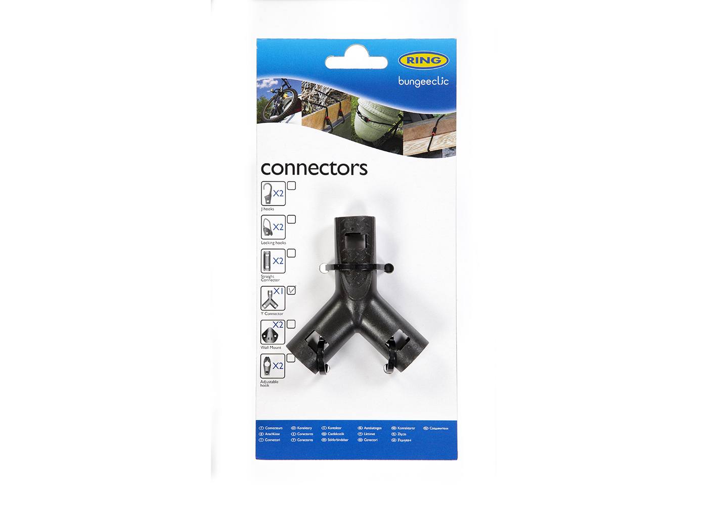 RING RLS5 Bungee Clic Y Connector (Supplied in Counter Top Display Unit of 6 only)