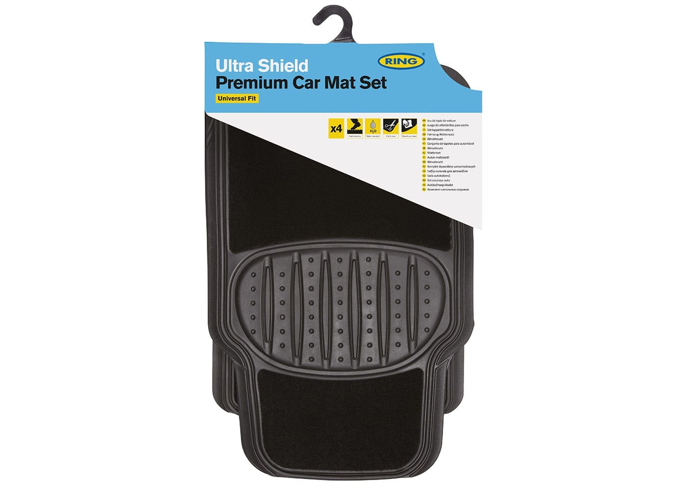 RING RMAT26 Ultra Shield 6000- Black (Set of 4 )