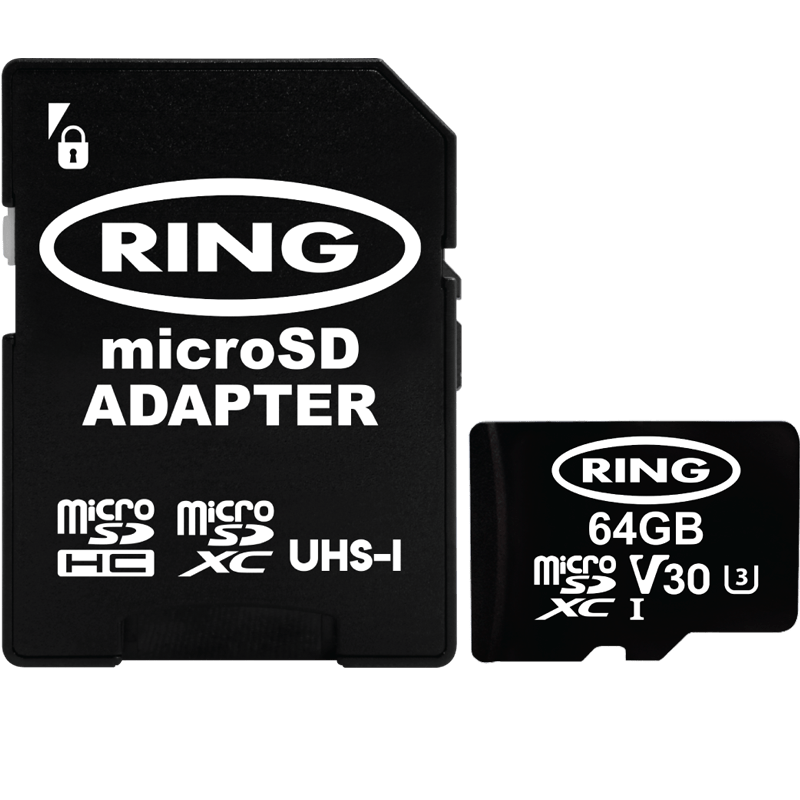 RING RMSD64 Micro SD Memory Card 64GB (40 units)