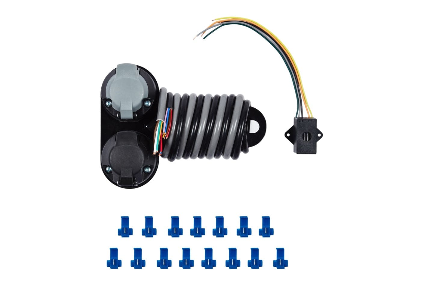 RING RSA495 12N/S 8-Core Double Socket Assembly (c/W audible relay & fog cut out)