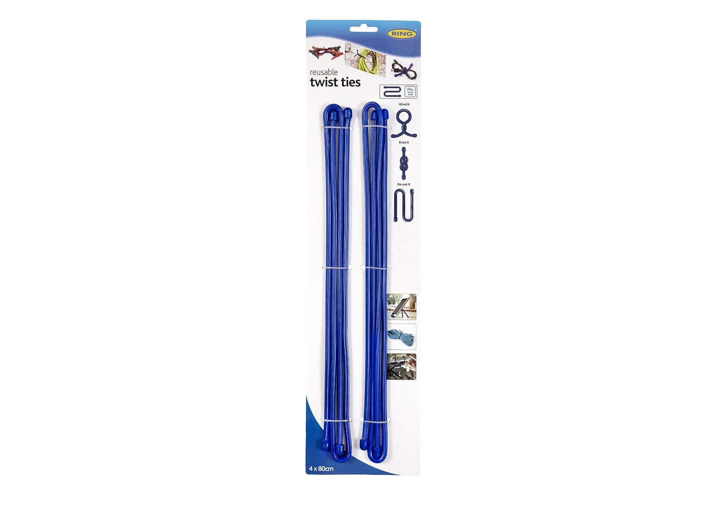 RING RTT80  Twist Tie Secu System  4 x 80cm