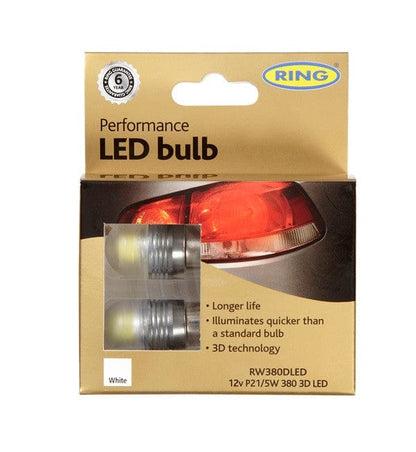 RING RW380DLED 12V PERFORMANCE LED 3D (380-P21/5W) 300/100lm OSP BAY15D Brake & Tail