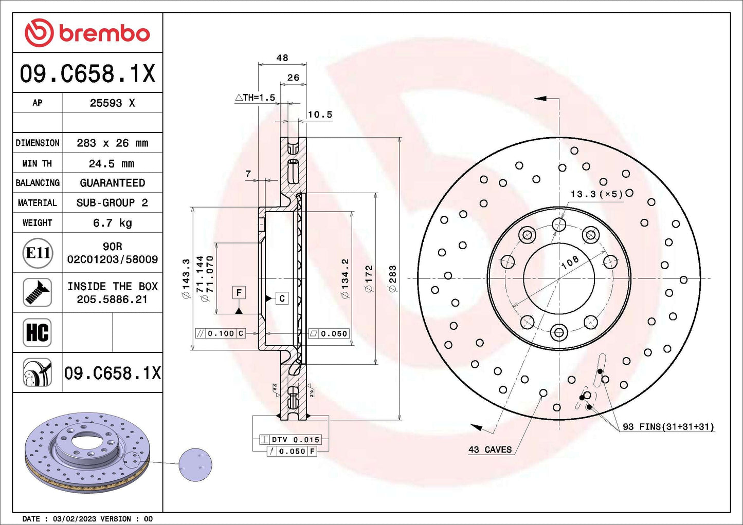 BBP 41566BBP Disc Brake Caliper Repair Kit