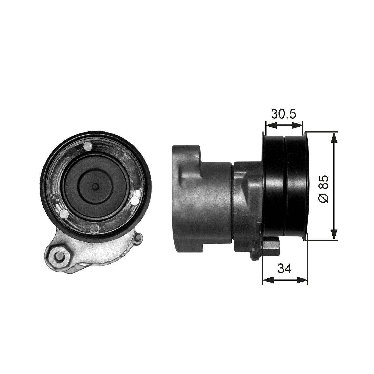 GATES GATT38571 V-Ribbed Belt Tensioner Lever