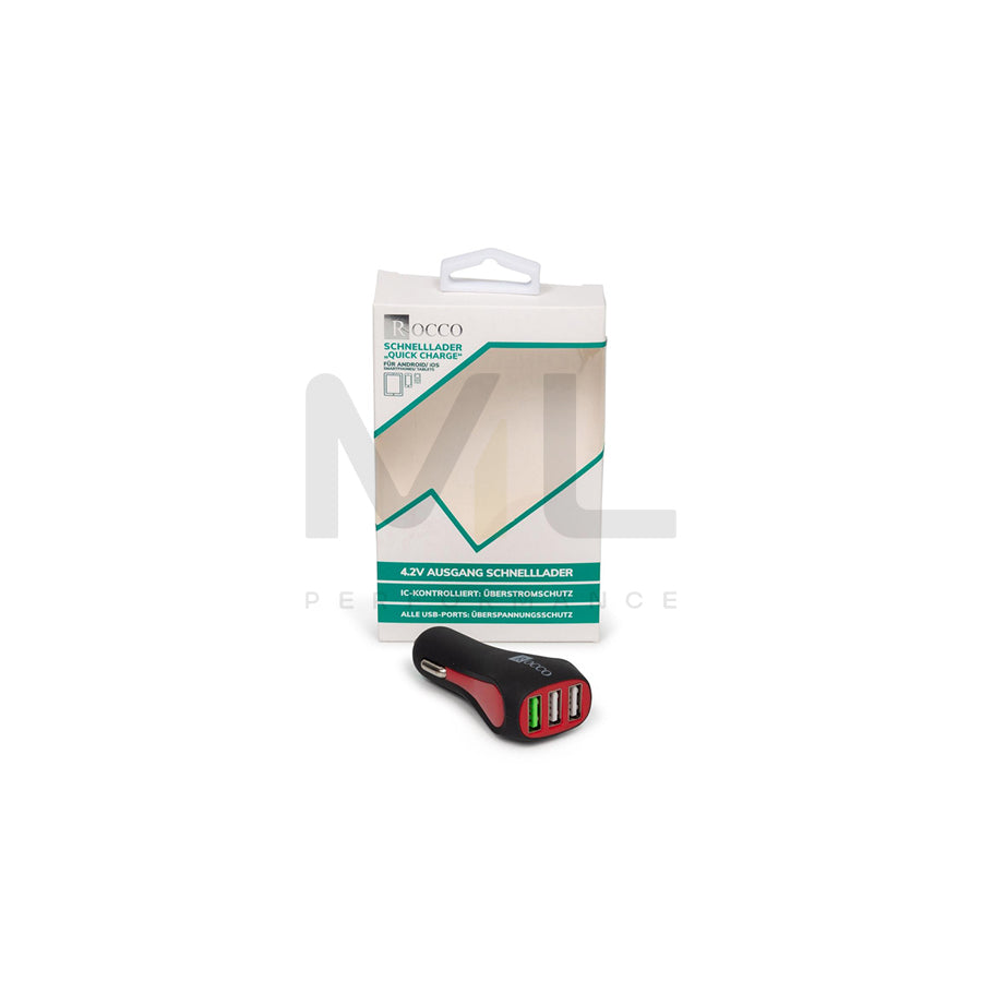ROCCO 0127 In-car charger Number of inlets/outlets: 3 USB