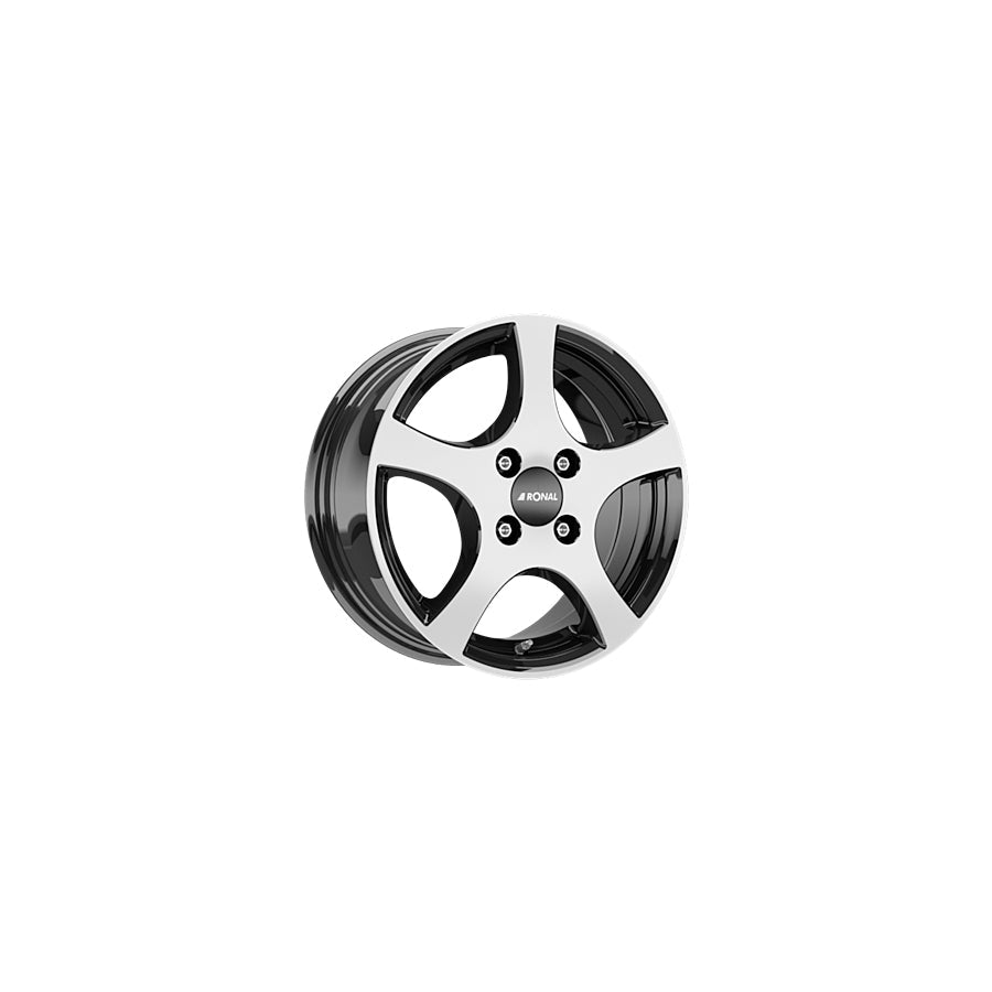 Ronal CA2 6x14 ET30 CA2.4604.031/022 Jetblack-Front Diamond Cut Wheel