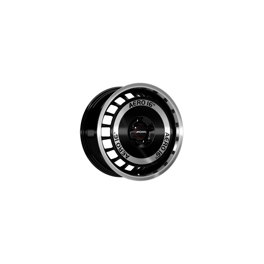Ronal R50 AERO 7.5x16 ET50 50R6755.47X/022 Black Front Diamond Cut Wheel