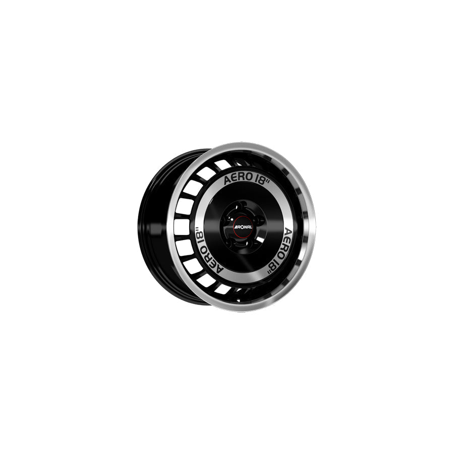 Ronal R50 AERO 8x18 ET35 50R8805.07X/022 Black Front Diamond Cut Wheel